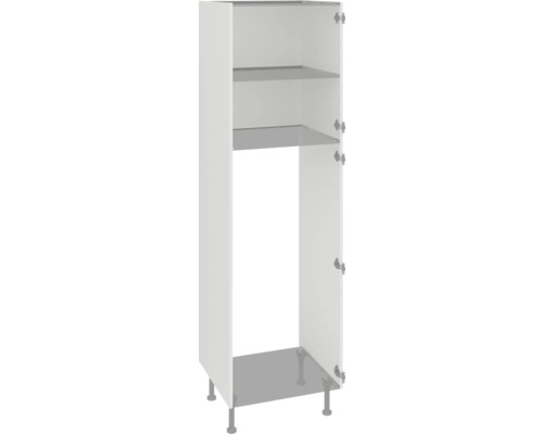 Keukenkast met planken voor keukenmontage