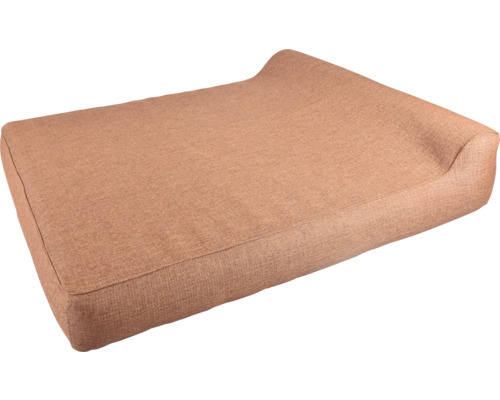 BEST Opblaasbaar ligbed Alcudia oranje Beige neksteunkussen voor bedden