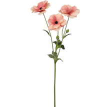 Kunstmatige boterbloem met bladeren en stengel