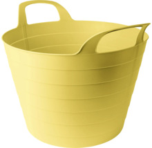 Flexibele kunststof emmer met handgrepen