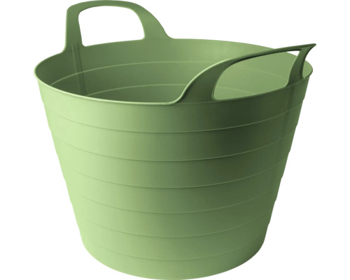 Flexibele kunststof emmer met handvatten