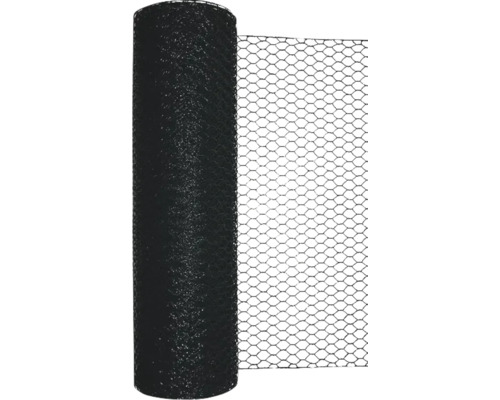 KAISERTHAL Kippengaas zeskant groen, maas 25 mm, 1,0 x 100 cm x 25 m Rol kippengaas