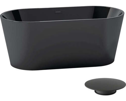 Vrijstaand bad met afvoergarnituur