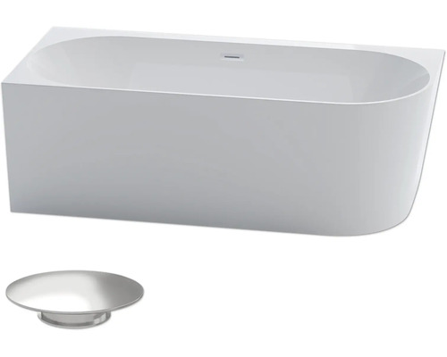 Vrijstaand bad met afvoergarnituur