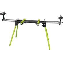 Zaagbok met rolopleggingen en werkstukhouders