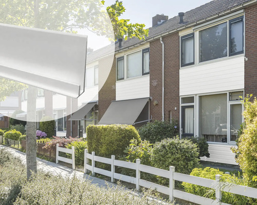 ESCADE Startprofiel aluminium, 20x50x3000mm Buitenzonwering op woonhuizen voor het beschaduwen van ramen en gevels.