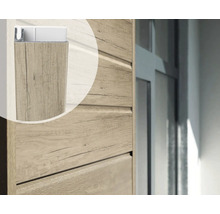 Houten gevelbekleding met tand- en groefsysteem