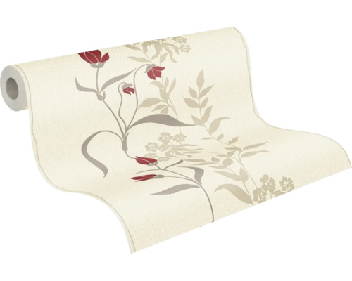 Rol vinylbehang met bloemmotief