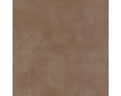 Wand- en vloertegel Noblesse bruin 60x60 cm gerectificeerd Close-up van een muur met pleisterstructuur