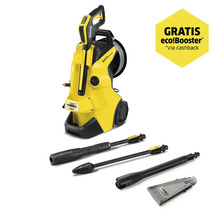 Kärcher hogedrukreiniger met accessoires en verwijzing naar eco!Booster actie