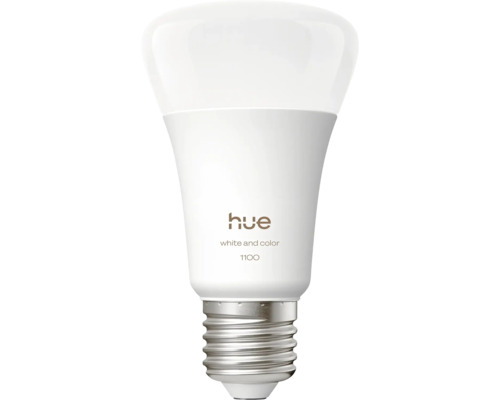 PHILIPS Hue White and Color Ambiance LED-lamp E27/8,1W A60 RGBW Hue lamp, witte en gekleurde uitvoering