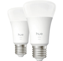 Twee Hue White 1100 lampen met E27 fitting