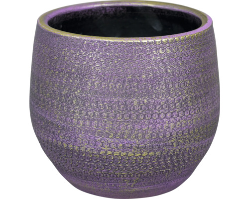 Decoratieve plantenpot met gestructureerd oppervlak