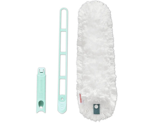 Leifheit stofwisser met telescopische steel en verwisselbare kop