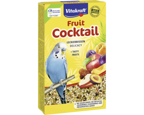 Vitakraft Fruit Cocktail vogelvoer met recyclebare verpakking
