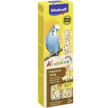 Vitakraft Kräckers popcorn en honing voor grasparkieten, 2 stuks