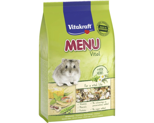 Verpakking Vitakraft Menu Vital dwerghamster voer