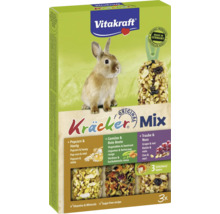 Vitakraft Kräcker Mix voor knaagdieren met popcorn, groenten, rode bieten, druiven en noten