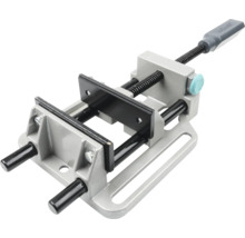 Wolfcraft bankschroef met horizontale en verticale V-groef