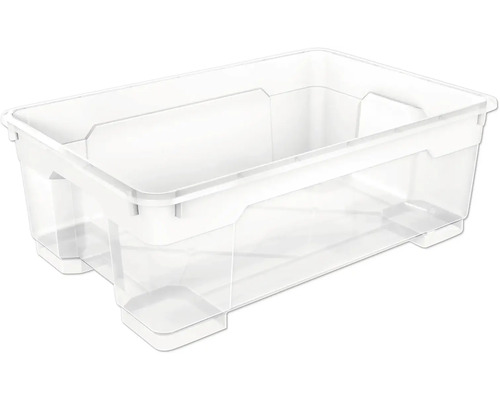 Transparante opbergdoos van kunststof