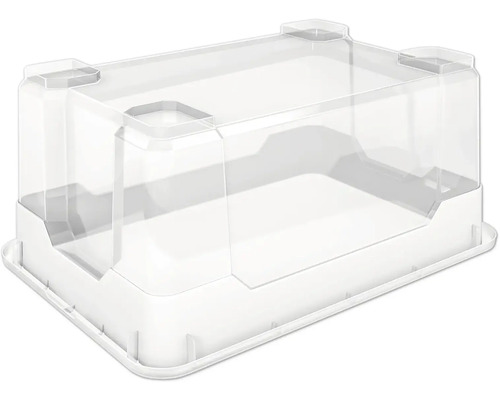 Doorzichtige opbergdoos met deksel