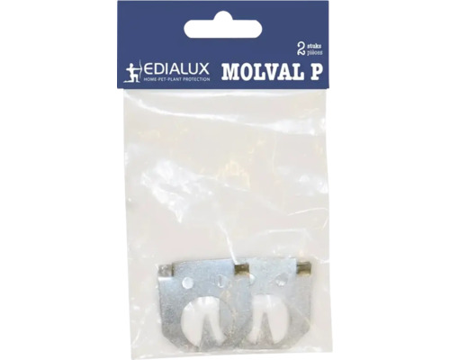 Edialux Molval P woelmuisval, twee stuks in een verpakking