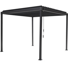 Pergola met lamellendak en vier palen