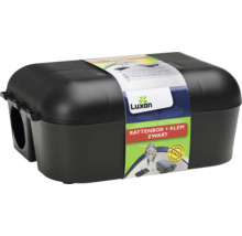 Zwarte rattenbox met klem