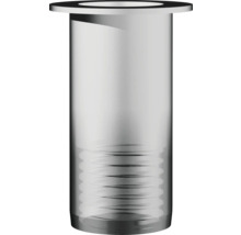 Metalen vloerput met schroefdraad