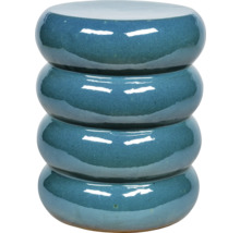 Keramische kruk met vier gestapelde, ronde elementen