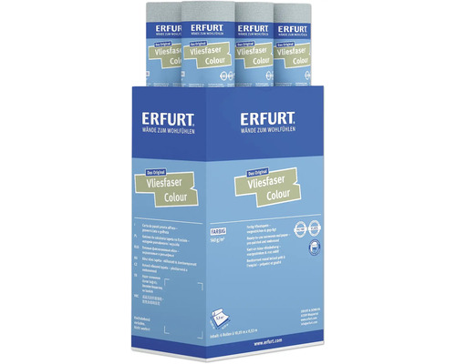 Erfurt Vliesfaser Colour behang, zes rollen