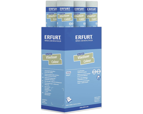 Erfurt Vliesfaser Colour behangverpakking met zes rollen