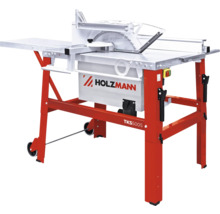 Holzmann TKS500S tafelcirkelzaag met rood onderstel en zijtafel