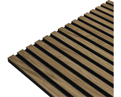 Akoestisch paneel met houten lamellen