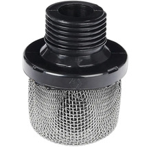 Filter met schroefdraad en metalen zeef