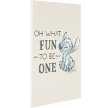 Canvasprint met de tekst Oh What Fun To Be One en een cartoonfiguur