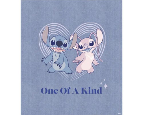 KOMAR Poster Lilo & Stitch One Of A Kind 30x40 cm Afbeelding van Stitch en Angel met het opschrift 'One Of A Kind'