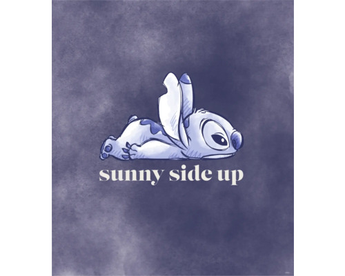 Illustratie van Stitch met het opschrift Sunny Side Up