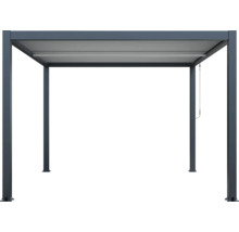 Pergola met lamellendak en vier palen