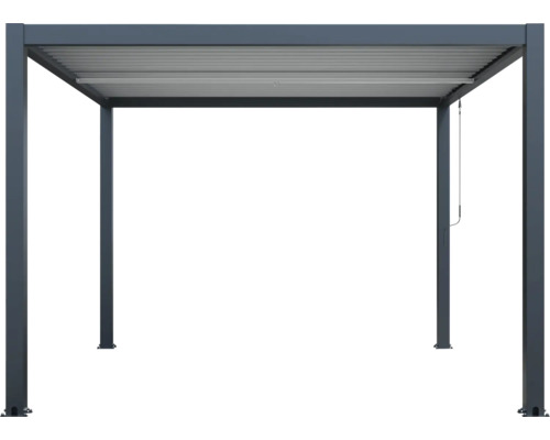 Pergola met lamellendak en vier palen