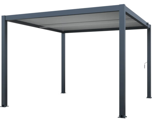 Vrijstaande terrasoverkapping met lamellendak