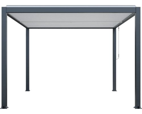 Vrijstaande terrasoverkapping met lamellendak
