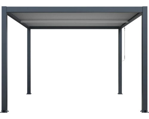 Vrijstaande terrasoverkapping met lamellendak