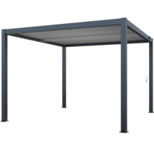 Paviljoen met frame en stoffen dak voor de tuin