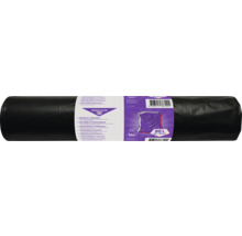 Vuilniszakken rol met tien stuks, 60 liter inhoud