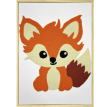 Decoratie vos als wanddecoratie met frame