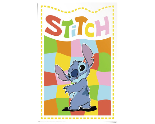 Poster met Stitch motief