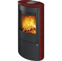 Houtkachel met brandend hout