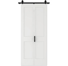 Dubbele schuifdeur met beslag