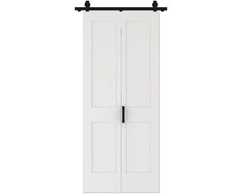 Dubbele schuifdeur met beslag